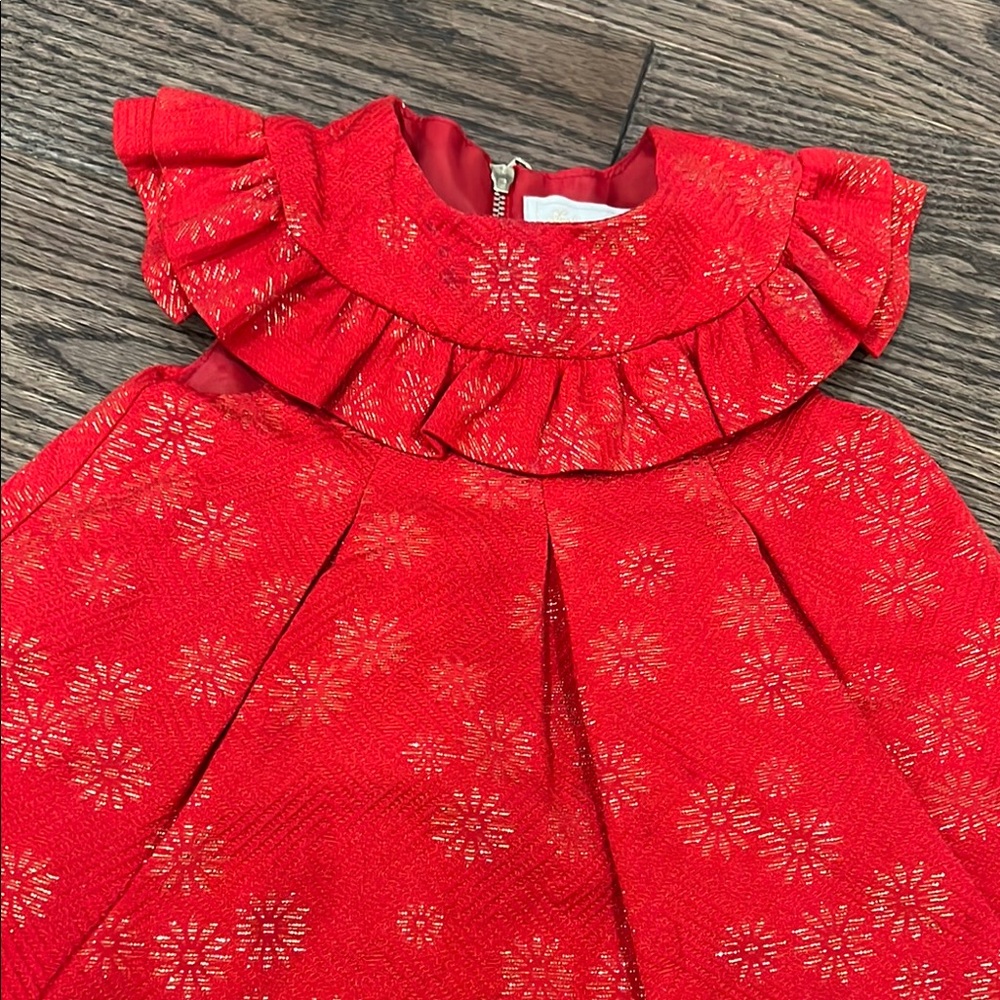 Tartine et Chocolat Red Dress ceremonial valentines day 2A 2T toddler girl sale - Picture 3 of 11